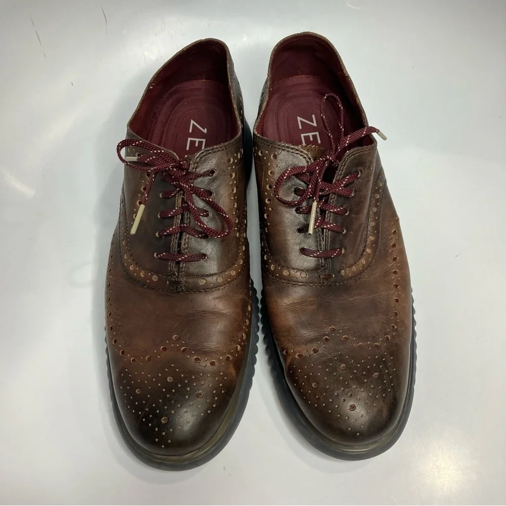 Cole‎ Haan Zerogrand leather wingtip Oxford shoes size 9